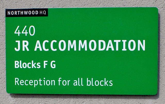 Northwood external small sign