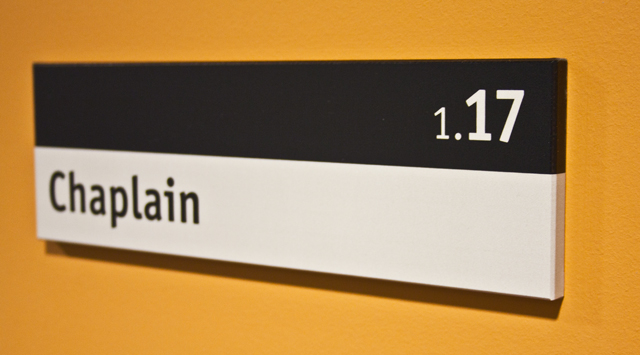 Northwood internal room sign