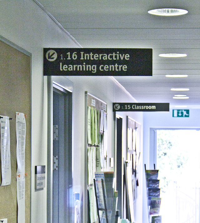 Northwood internal direction signs