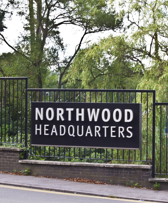 Northwood entrance sign