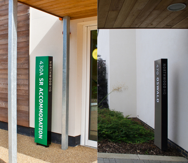 Northwood external medium sized signs