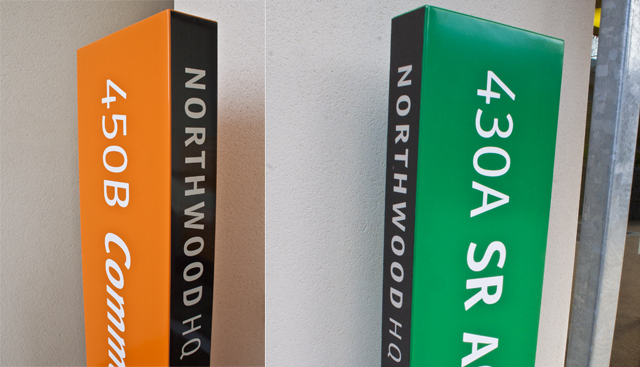 Northwood external medium sized sign details